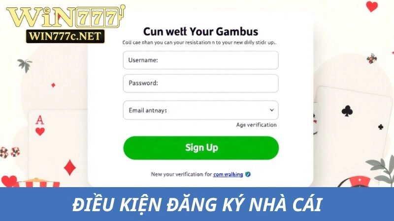 Điều kiện bắt buộc nên biết khi tạo tài khoản nhà cái