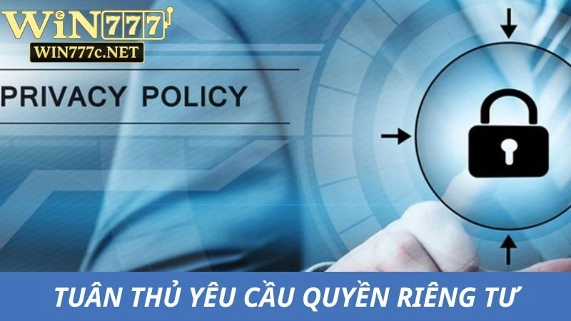 Người chơi cần tuân thủ yêu cầu của quyền riêng tư